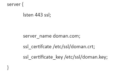 Установка SSL сертификата на Nginx
